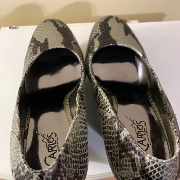 👠 Carlos by Carlos Santana snake
print wedges👠 - Picture 7 of 7